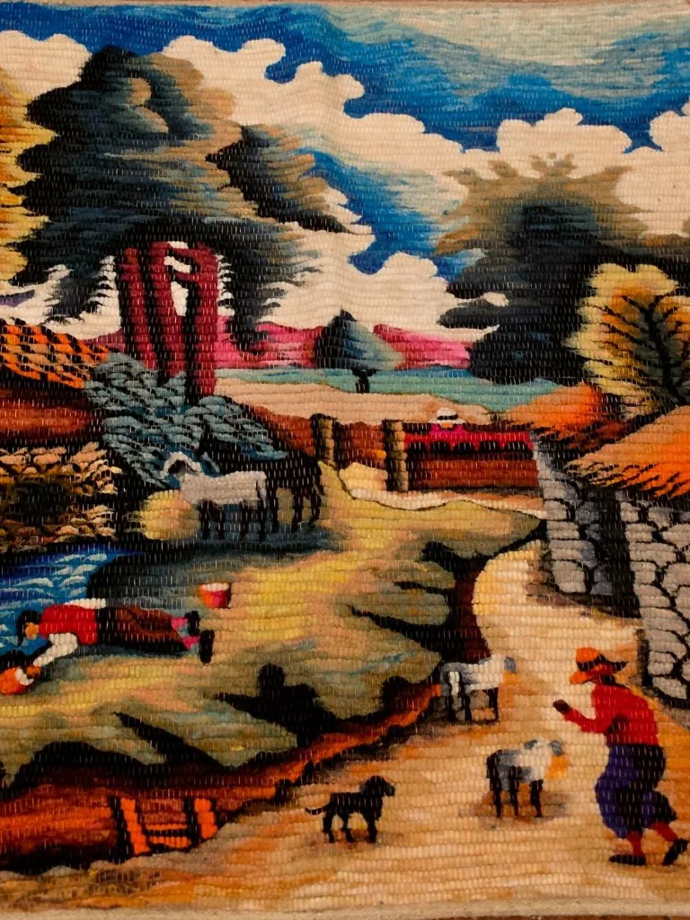 Handmade vintage andean